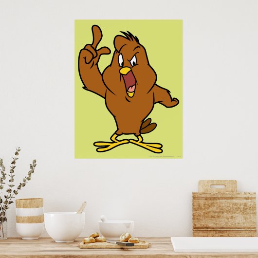 Henery Hawk Yelling Poster (Küche)