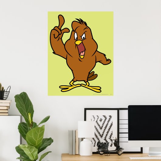 Henery Hawk Yelling Poster (Heimbüro)