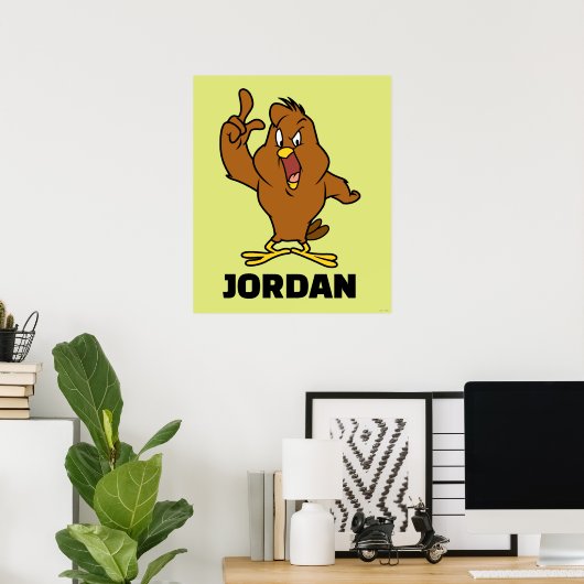 Henery Hawk Yelling Poster (Heimbüro)