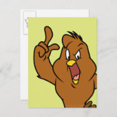 Henery Hawk Yelling Postkarte (Vorne/Hinten)