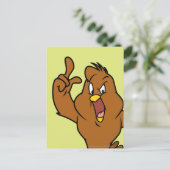 Henery Hawk Yelling Postkarte (Stehend Vorderseite)