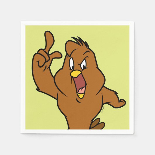 Henery Hawk Yelling Serviette (Vorderseite)