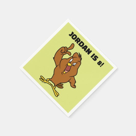 Henery Hawk Yelling Serviette (Ecke)