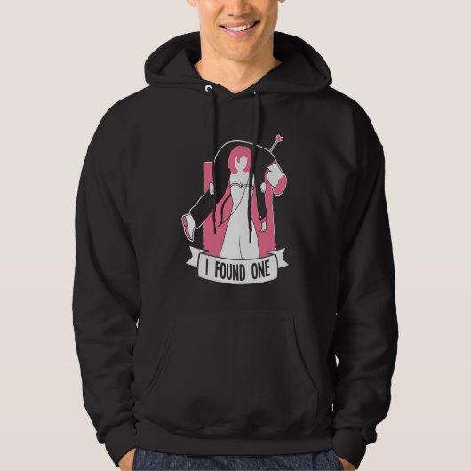 Hengst Party Hochzeit Verheiratet Junggeselle Brau Hoodie (Vorderseite)