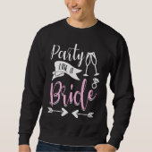 Hengst Party Hochzeit Verheiratet Junggeselle Brau Sweatshirt (Vorderseite)