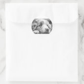 Hengst Runder Aufkleber (Tasche)