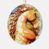 Hengstpony Keramik Ornament (Links)