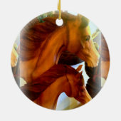 Hengstpony Keramik Ornament (Hinten)