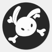 Hengstschädel Runder Aufkleber (Vorderseite)