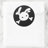 Hengstschädel Runder Aufkleber (Tasche)