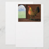 Henhouse View Briefpapier (Vorne/Hinten)