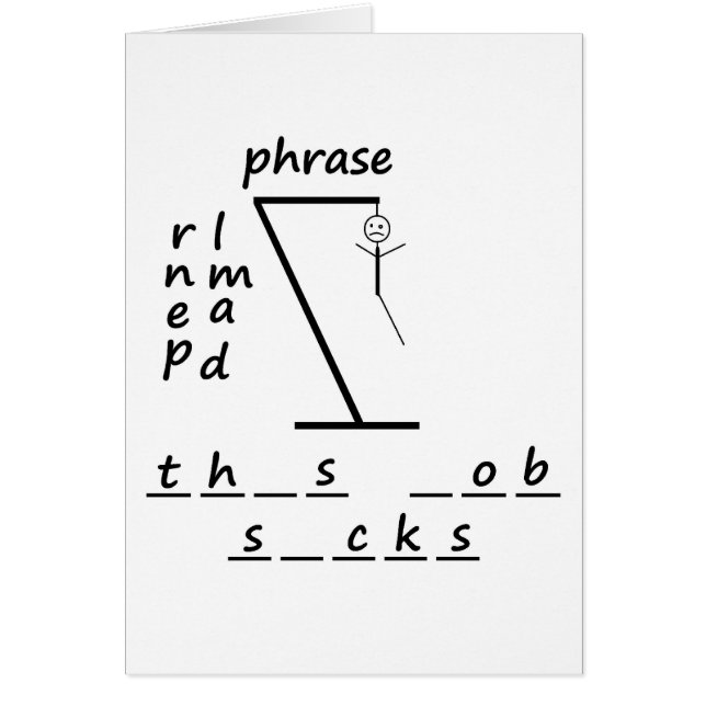 Henker dieser Job ist zum Kotzen (Vorne)