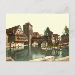 Henkersteg, Nürnberg, Bayern, Deutschland Postkarte