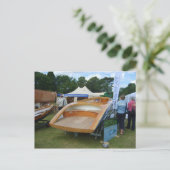 Henley an der Themse, Motorboot Postkarte (Stehend Vorderseite)