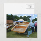 Henley an der Themse, Motorboot Postkarte (Vorne/Hinten)