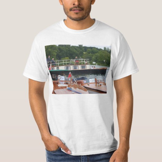 Henley auf klassischem Boot Themse Regatta 1 T-Shirt (Vorderseite)