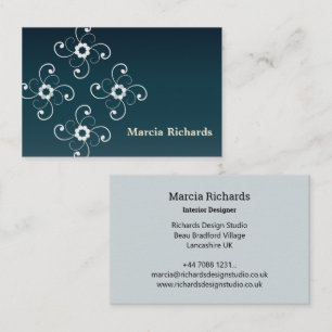 Henley Blue Business Card Visitenkarte