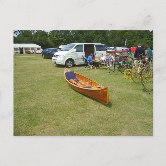 Henley on Thames, klassisches Kanu Postkarte (Vorderseite)