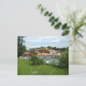 Henley on Thames, Traditioneller Motorkreuzer Postkarte (Stehend Vorderseite)