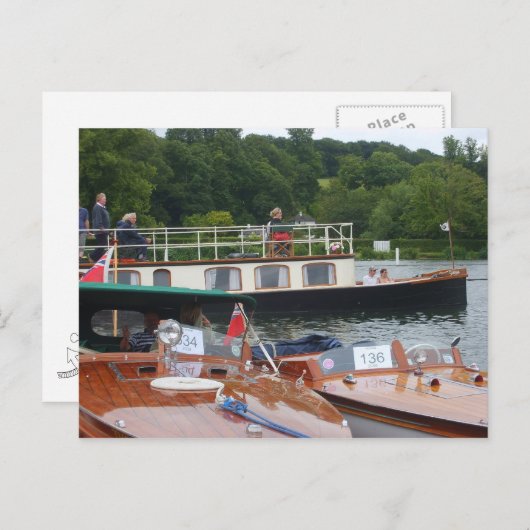 Henley on Thames, Traditionsboot Postkarte (Vorne/Hinten)