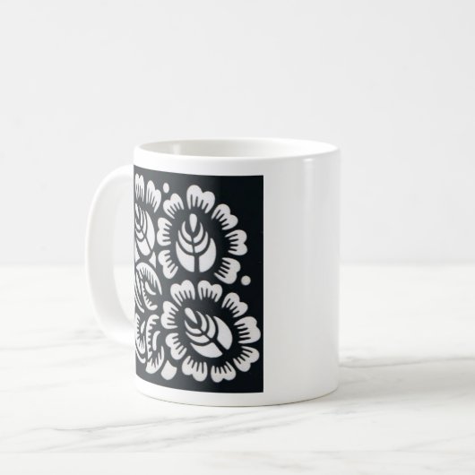 Henna art kaffeetasse (Vorderseite Links)