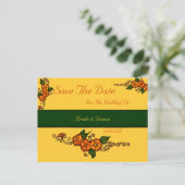 Henna Blume Ankündigungspostkarte (Stehend Vorderseite)