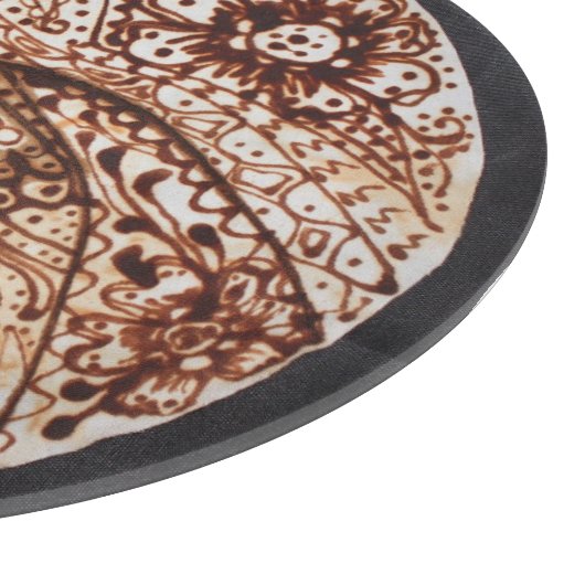 Henna circle schneidebrett (Ecke)