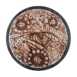 Henna circle schneidebrett