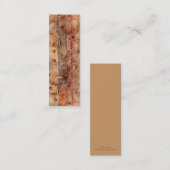 Henna Design Lesezeichen Mini Visitenkarte (Vorne/Hinten)