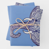 Henna Elephant Art Geschenkpapier Set (Beispiel)