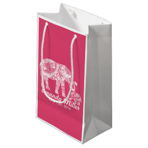Henna Elephant Baby Shower - Indische Inspiration Kleine Geschenktüte