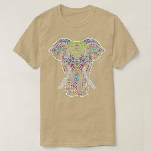 Henna Elephant T-Shirt (Design vorne)