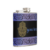 Henna hamsa hand Flask Flachmann (Rechts)