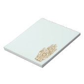 Henna Hand Lotus Notizblock (Rotiert)