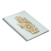 Henna Hand Lotus Notizblock (Rechte Seite)