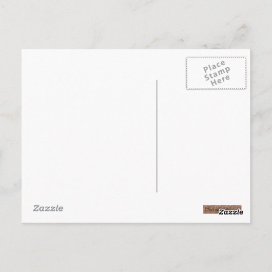 Henna Hand of Hamsa (Aquamarin) Postkarte (Rückseite)