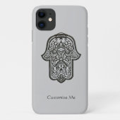 Henna Hand of Hamsa (Original) iPhone Case (Rückseite)