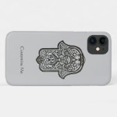 Henna Hand of Hamsa (Original) iPhone Case (Rückseite (Horizontal))