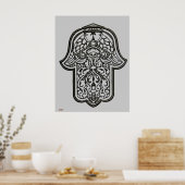 Henna Hand of Hamsa (Original) Poster (Küche)