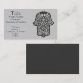 Henna Hand of Hamsa (Original) Visitenkarte (Vorne/Hinten)