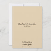 Henna Islam Nikah Arabic Walima Muslim Wedding Einladung (Rückseite)