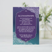 Henna Jewel Unterkunft Hochzeitskarten Details Begleitkarte (Stehend Vorderseite)