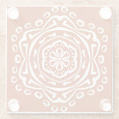Henna Mandala Glasuntersetzer (Rückseite)