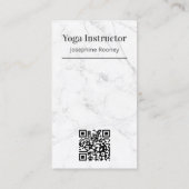 Henna Mandala Marble Hübsch Blush Logo Visitenkarte (Rückseite)