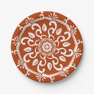 Henna Mandala Pappteller