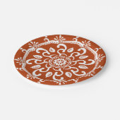 Henna Mandala Pappteller (Schrägansicht)