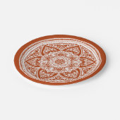 Henna Mandala Pappteller (Schrägansicht)