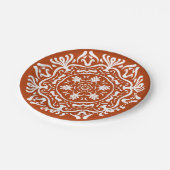 Henna Mandala Pappteller (Schrägansicht)