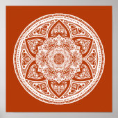 Henna Mandala Poster (Vorne)