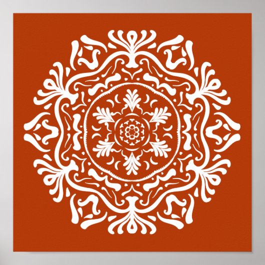 Henna Mandala Poster (Vorne)